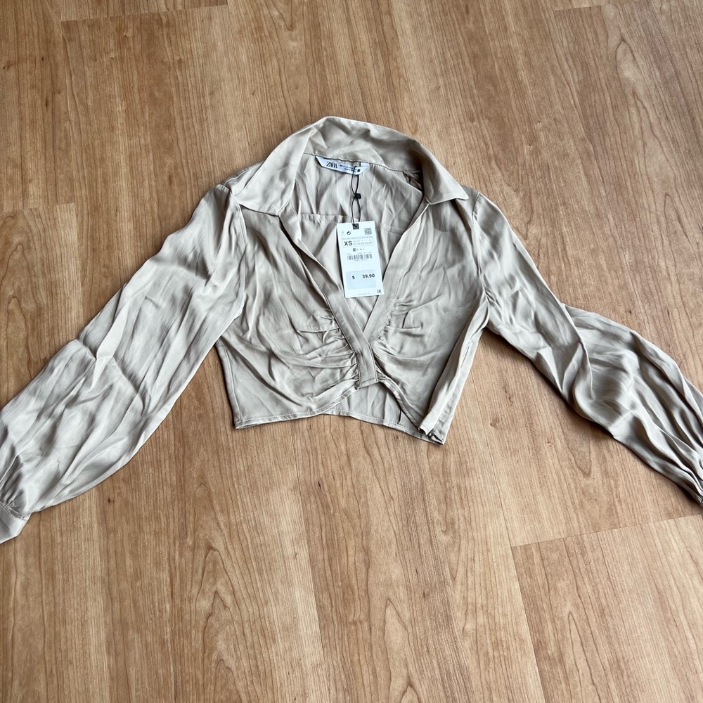 ZARA cropped blouse / cropped top